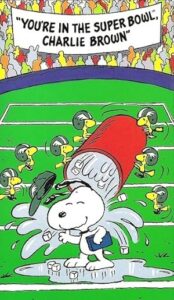 You’re in the Super Bowl, Charlie Brown!