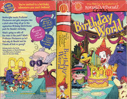 The Wacky Adventures of Ronald McDonald: Birthday World