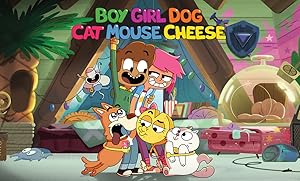 Boy Girl Dog Cat Mouse Cheese