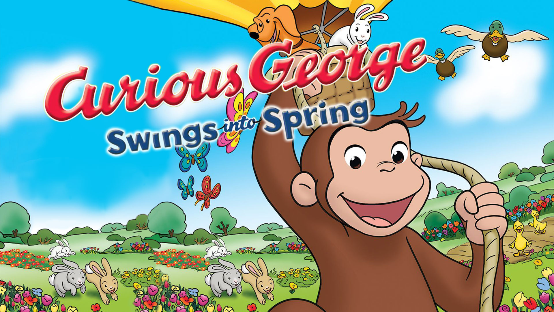 Curious George Swings Into Spring